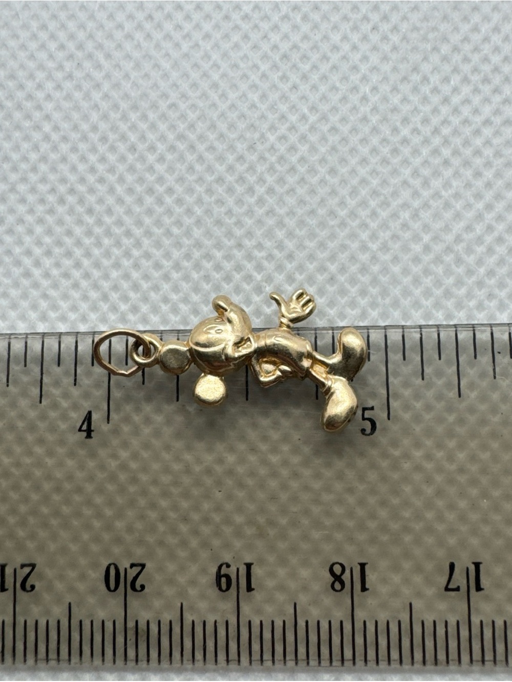 Rare Vintage Van Dell Disney Mickey Mouse 14K Yellow Gold Charm/Pendant - Picture 7 of 8